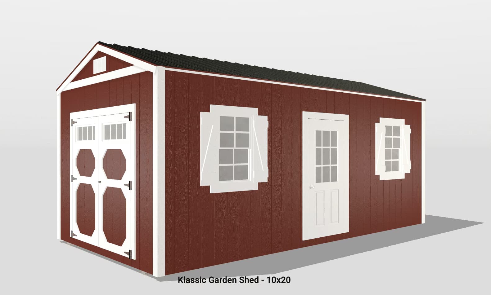 Amish-built 10×20 Klassic Garden Shed